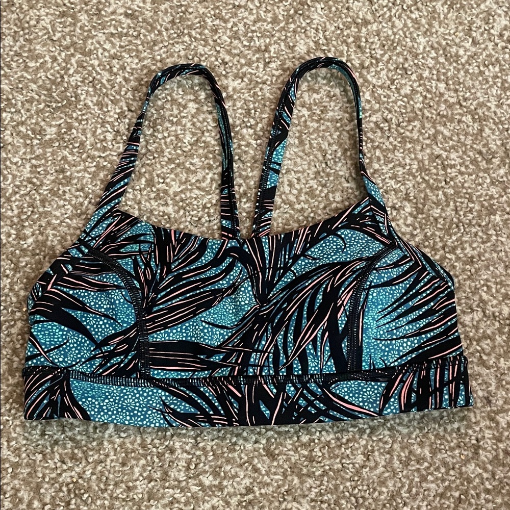 Lululemon Tropical Print Sports Bra